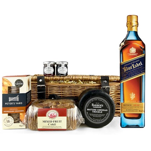 Johnnie Walker Blue Label Whisky Premium Gift Hamper – Luxury Food & Drink Hamper